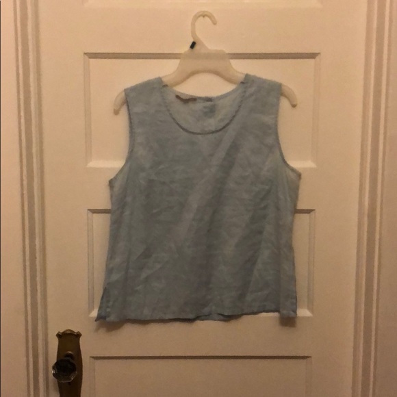 Light Baby Blue Tank Top🗺 - Picture 1 of 5